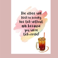 Farewell Card For Colleague/ Funny Farewell Card Large Card Greeting Card Card Personalise