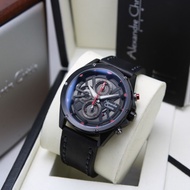 Jam Tangan Alexandre Christie Pria AC 6620 ORIGINAL- Black List Red