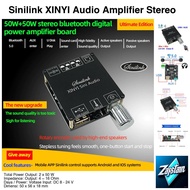 XINYI Audio Amplifier Stereo HiFi Bluetooth 5.0 Class D 2x50W - XY-C50L