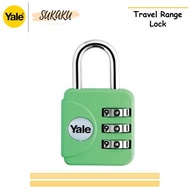 HIJAU Yale Yp1/28/121/1E Luggage Padlock Green Travel Lock