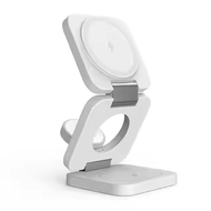 Samsung S25 Ultra Three-in-One Wireless Charger Stand Foldable Magnetic Absorption Charging Base Gal