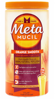 MetaMUCIL - 美達施 膳食纖維粉 114劑 (香橙味) 673克 [平行進口]