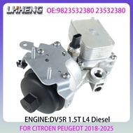 DV5 Engine oil filter assembly with radiator For CITROEN BERLINGO C3 C4 PEUGEOT 2008 508 1.5L 1.5 L 