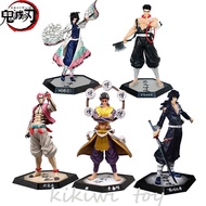 33cm Demon Slayer Anime Figure Himejima Gyomei Kamado Tanjirou Action Figure PVC Koleksi Model Hiasa