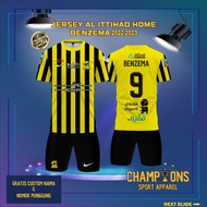 Custom Football Jersey AL ITT1H4D H0M3 2022-2023 – Full Printing Dryfit Milano | Name & Number