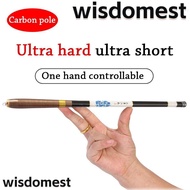 WISDOMEST Telescopic Fishing Rod Lake Travel Ultralight Carp Feeder