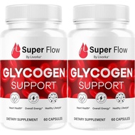 (2 Pack) Super Flow Glycogen Capsules - Official SuperFlow Advanced Glycogen Support Pills - Maximum