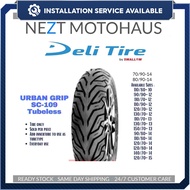 Deli Swallow Tayar Urban Grip SC109 SC-109 Scooter Tyre NMAX / XMAX / ADV / NVX/ Vario150 160 /ADVAN