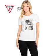 GUESS เสื้อยืดแขนสั้นผู้หญิง รุ่น Q5YI03KAK91 สีขาว