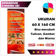 Print Cireng Banners Print Cireng Sales Banners Size 60x160cm