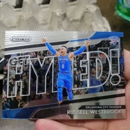 Russell Westbrook 2018 19 Prizm basketball Get Hyped insert 1