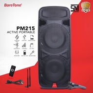 Salon Aktif Portable 15 Inch BARETONE PM215 Free 2 Mic Wireless