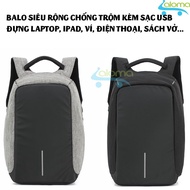 Fashion Backpack, laptop Backpack, ipad, Book With usb Charger OZUKO OZ-44