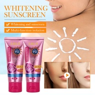 Lbls Rose Sunscreen Cream Spf 90+  Sunscreen Cream Sunblock Lotion 60ml  High Protection Uv Plus