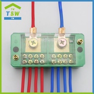 【T&W】 Wire Terminal Box Single Phase 2-IN 6/8-OUT FJ6/JHD Household Wire Connector Terminal Blo {vn}
