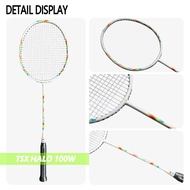 Badminton Racket TSE HY05 4U G5 Strung Badminton Racket With String Grips And Bag For Outdoor Indoor