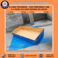PVC TYPE AZOLLA BED CRAYFISH POND FOR AFFORDABLE PRICE ( TEMPORARY ) perfect for azolla , crayfish