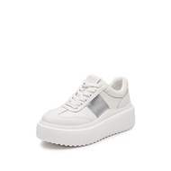 Staccato Womens Platform Retro Sneakers รองเท้าผ้าใบผู้หญิง พื้นหนา เพิ่มความสูงH0082