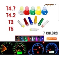 1PCS T5 T4.7 T4.2 T3 B8.5 SMD Wedge Instrument Dashboard Car Meter LED Light Bulb Universal Proton P