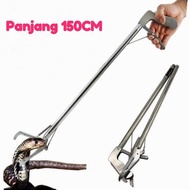 Stik Stick Tongkat Alat Galah Batang Jepit Penangkap Tangkap Ular 1.5m-Nayanika Mart