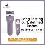 AMORTALS | Portable Female-specific Eyelash Curler Long-lasting Styling Hair Comb Section for Beauty