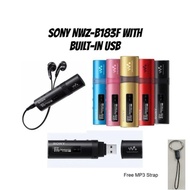 【In stock】( Free MP3 Strap ) Sony NWZ-B183F MP3 Player with Built-in FM Tuner Walkman -2ND