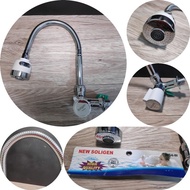 SOLIGEN WS4 PVC Flexible Swivel Dishwashing Faucet - WS4-W