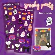 [cherry's crush] october special: spooky party deco sticker polco polaroid deco