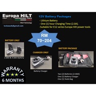 Europa Hilt 12V Battery Packages