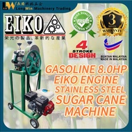 EIKO JAPAN 8.0HP 4-Stroke Design Gasoline Engine Stainless Steel Sugar Cane Machine/Mesin Tebu (Made