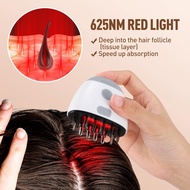 {UU61} Red Light Electric Hair Growth Massage Comb Scalp Applicator Anti-hair Loss