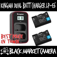 [BMC] KingMa LP-E6 Dual Battery/Charger (Canon EOS R R5 R6 5D4 5D3 5D2 6D 6D2 7D 7D2 90D 80D 70D 60D) *Free 2x Cases