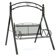 Buaian Besi Tempa Luaran Berganda Kerusi Goyang Kanak-kanak Halaman Halaman Dewasa Kerusi Gantung Be