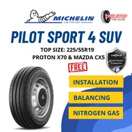 Michelin Pilot Sport 4 SUV Tyre 19 20 21 INCH 225/55R19 275/45R20 X70 CX5 MERC VOLVO XC90 BMW LEXUS 