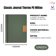 Classic Journal Year 2026 A5 Notebook Thermo PU Cover Spiral Wire Planner Stationery Journal Diary C