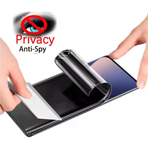 Privacy Hydrogel Film For vivo Y72 5G Y72/ Y72T Y73T Y74s Y75 Y75S Y76 Y76S Y77 Anti-Spy Screen Prot