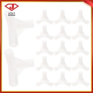 30 PCS Tent Tee Joint Greenhouse Frame Parts Gazebo Small Canopy Hardware Fittings Pole Connectors y