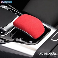 Ultrasuede Top Suede Wrap Gear Shift Knob Trim Cover For Mercedes Benz CLA Class CLA45 C118 W118 X11
