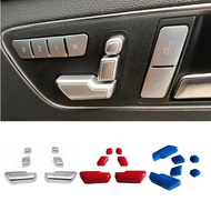 Car Seat Adjust Button Cover Trim Fit For Mercedes Benz C E Class W204 W212 GLE W166 ML GL GLS Class Accessories