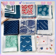 Lemontre Silk Scarf - Versatile Floral Design | 58x58cm Hair Accessory & Handkerchief Gift