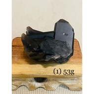 Natural smoky quartz morion raw cluster 53/84/167g