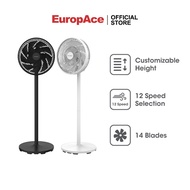 EuropAce 14 DC Tatami Fan|EJF 7145Z (Black/White)|4D Oscillation with Remote control