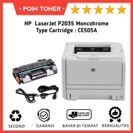 Printer HP LaserJet P2035 Monochrome Bekas berkualitas