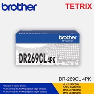 Brother Original DR-269CL 4PK Drum Unit for HL-L3240CDW DCP-L3560CDW MFC-L3760CDW MFC-L8340CDW DR269