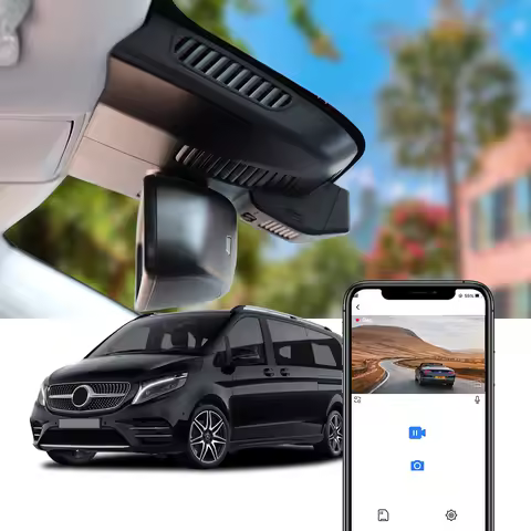 FITCAMX 4K Dash Cam for Mercedes V-Class 2015-2026 & Metris & Sprinter van 2019-2025, Facelift/EQV/V