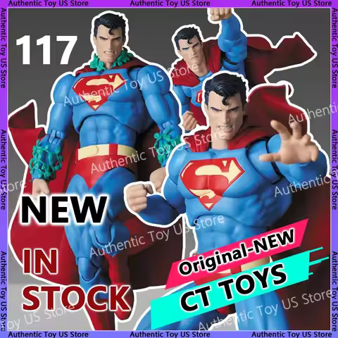 Original CT Toys Superman Hush 117 Version Dc Super Man Anime Cloth Made Action Figures Figurine Sta