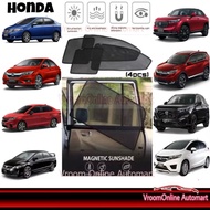 Magnetic Sunshade Honda City08,City14,Civic06,Civic12,Civic16,HRV,,Jazz14,CRV17