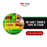 3M 1600 T Double Tape PE Foam tebal 1.0 mm size 24 mm x 4m