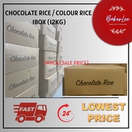 CHOCOLATE RICE / COLOUR RICE 12KG (1BOX) URAI COKLAT TAHAN PANAS 12KG [HARGA BORONG] WHOLESALES