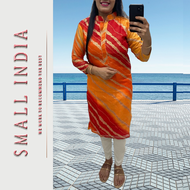{**ส่งฟรี**} SMALL INDIA 🌷 Kota Doriya Silk 🌷 Kurti Top Only